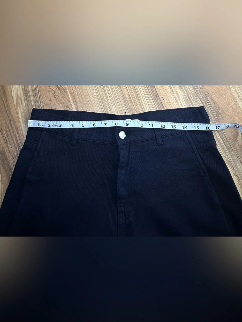 ZARA Barrel Leg Jeans Women’s Size 6 Dark Blue High Waisted